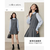 【内购】【显瘦易搭】格雷系通勤圆领压褶设计A字无袖背心连衣裙百褶裙-153LI3045 商品缩略图2