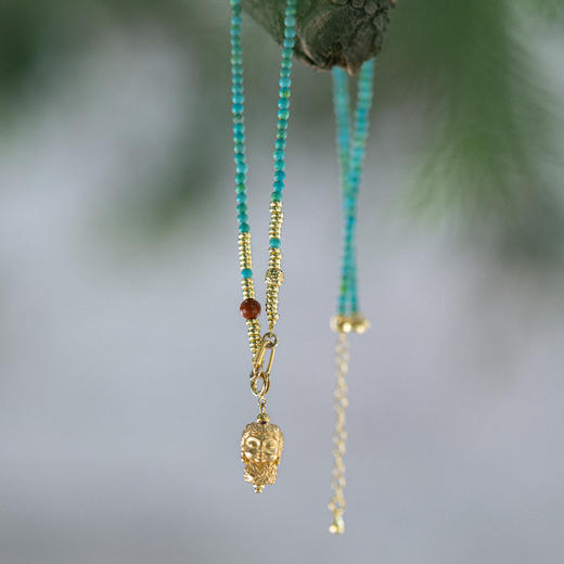 绿度母绿松石项链 | 万物叁仟 商品图6