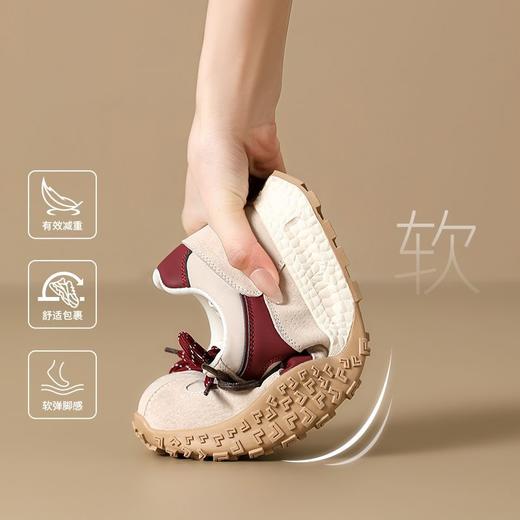 ZHR则则6CM厚底内增高老爹鞋女春秋款阿甘鞋女百搭休闲运动鞋女鞋 商品图4