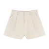 COCO ZONE 刘一一【棉麻混纺】纯色肌理感简约显瘦短裤CD1A1114 商品缩略图4