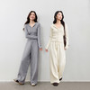 【内购】【裸肌云套装】连帽拉链衫+阔腿裤云感裸穿小米绒两件套-W53ZF3136 商品缩略图2
