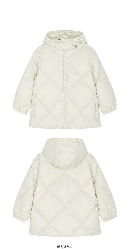 jnby   25年冬款  中长款羽绒服  1P0C10670 商品图9