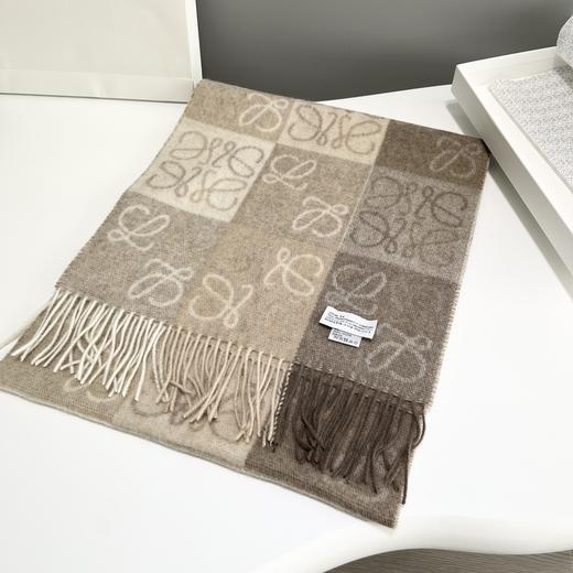 罗意威 双面棋盘格围巾 中性风 （ZT*DSX） 商品图1