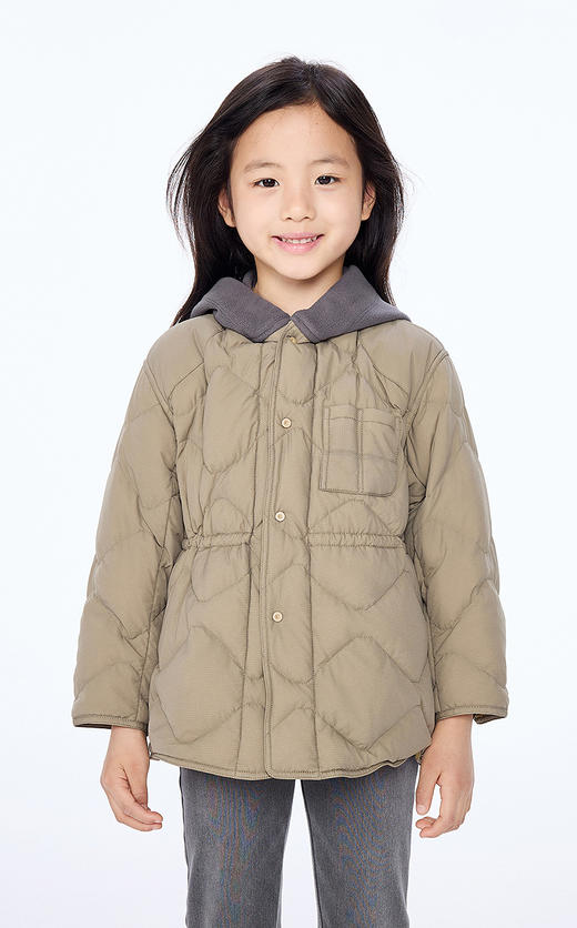 jnby  25年冬款  中长款羽绒服  1P0C13450 商品图3