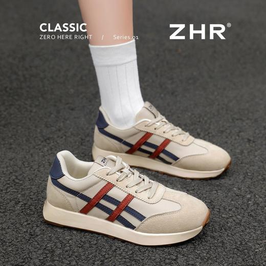【头层猪皮】ZHR则则经典阿甘鞋情侣秋季舒适百搭休闲运动鞋 商品图9