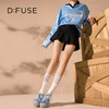 Dfuse迪芙斯2025秋季新款休闲运动鞋复古双鞋带圆头德训鞋DFD3112077 商品缩略图0
