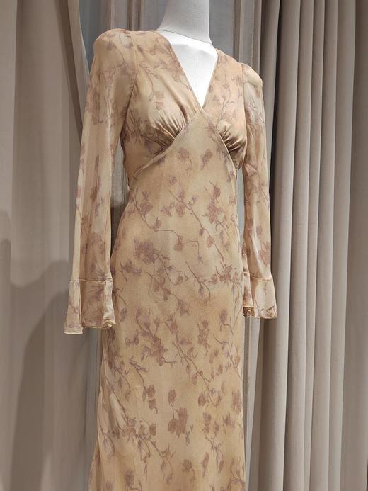 【门店同款】ENJOY秋季“光阴序语”气质玫瑰修身长裙 164843194 商品图0