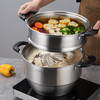 贝伦斯304不锈钢蒸锅蒸笼加厚复底通用 商品缩略图6