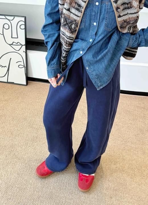 复合480g一体奥利绒 超柔水洗弯刀裤 商品图3