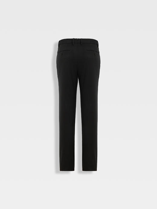 callisto黑色棉混纺休闲裤 商品图1