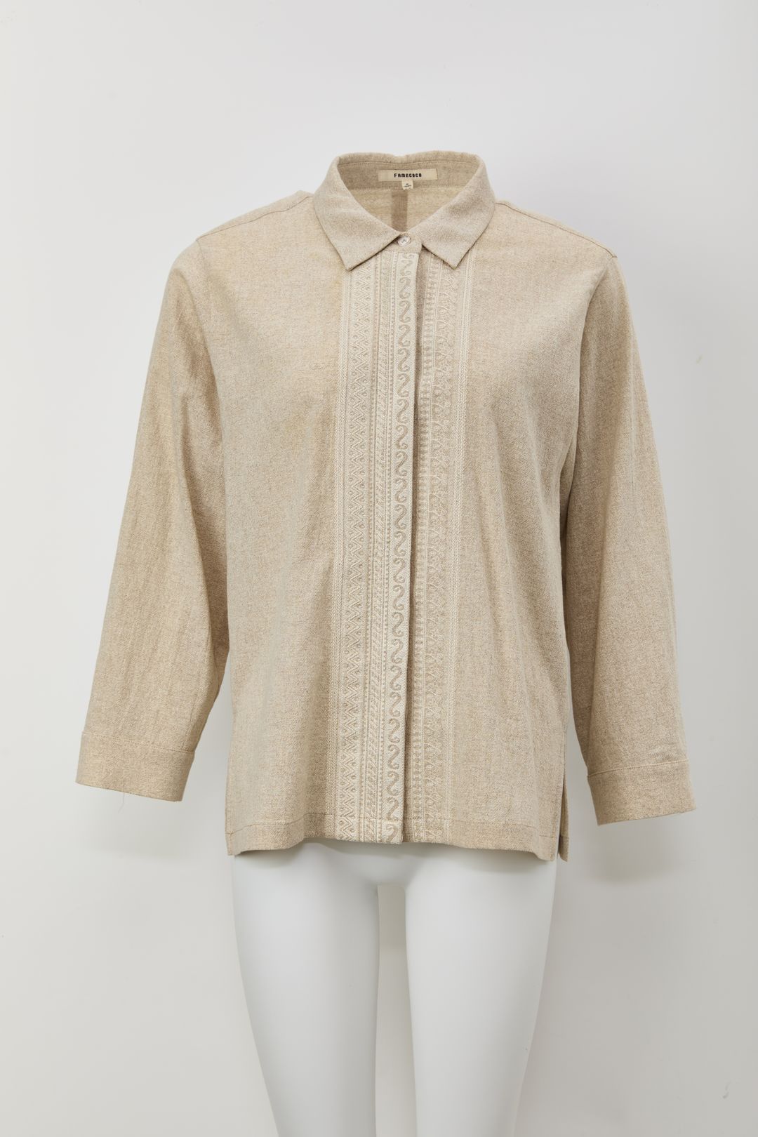 Famecoco范可儿基本款开身衬衣 商品缩略图0