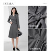 【内购】【收腰显瘦】职场通勤气质平驳领不规则下摆长袖百褶西装连衣裙-153LC2684 商品缩略图3