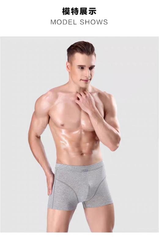 【舒美棉中腰】SCHIESSER德国舒雅纯棉舒美棉中腰平角裤35/25182T 商品图3