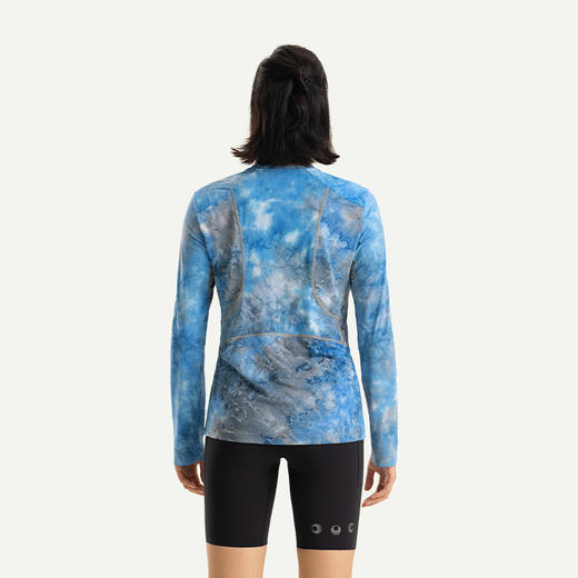 优极UG 男女款双层扎染防晒跑步长袖T恤 商品图2