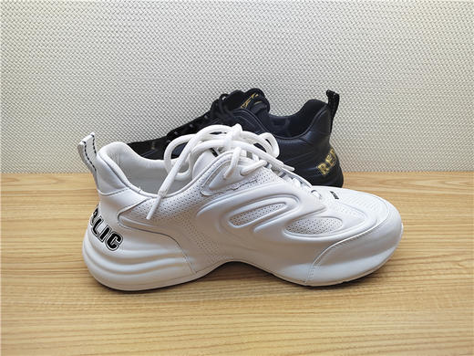 2024豪行春季新款14102162牛皮真皮运动休闲男鞋皮单鞋 商品图3