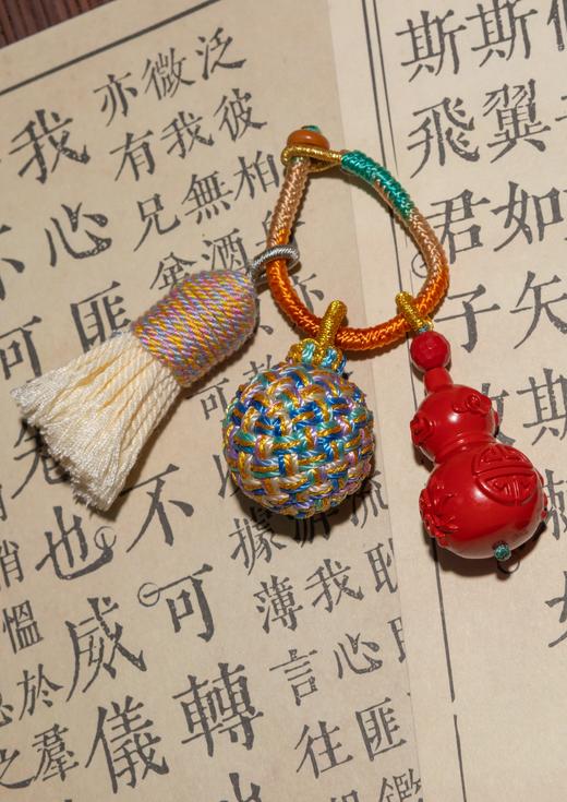 【朱砂 挂饰】包包配饰、钥匙配饰~高含量朱砂，求好运，“戴”好运，得好运！湖南湘西朱砂原石 商品图4