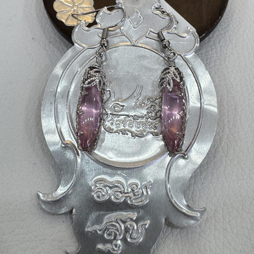 促销-莲花龙珠耳环 商品图0