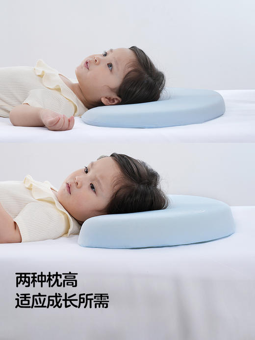 【新品】KUB可优比儿童枕头宝宝婴儿硅胶枕透气可水洗1岁3岁6岁+ 商品图3