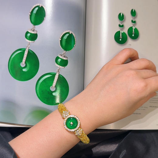 GAONAS  四方和美 中式金色平安手镯11576SGO 商品图4