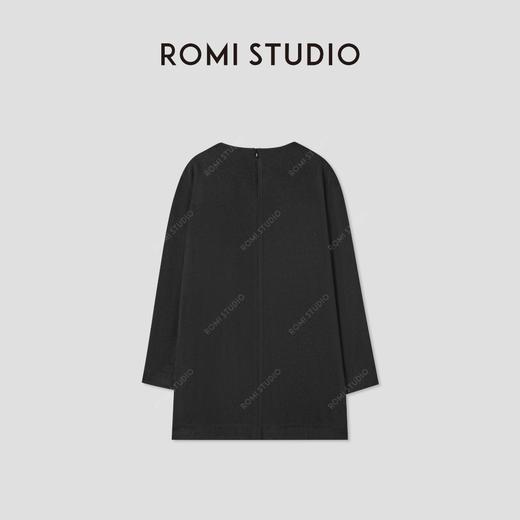ROMI STUDIO“中式古韵”绵羊毛混纺软糯婉约淡雅连衣裙 RWCWL85210 商品图1