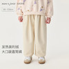 【奥利绒】马克珍妮男女童加绒大口袋直筒裤2025年秋冬新款551303 商品缩略图0