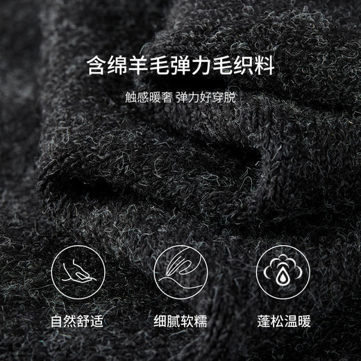 【内购】【早羽雪花系列】优雅雪花系列立体雪花含绵羊毛毛织马甲-W53JB3154 商品图4