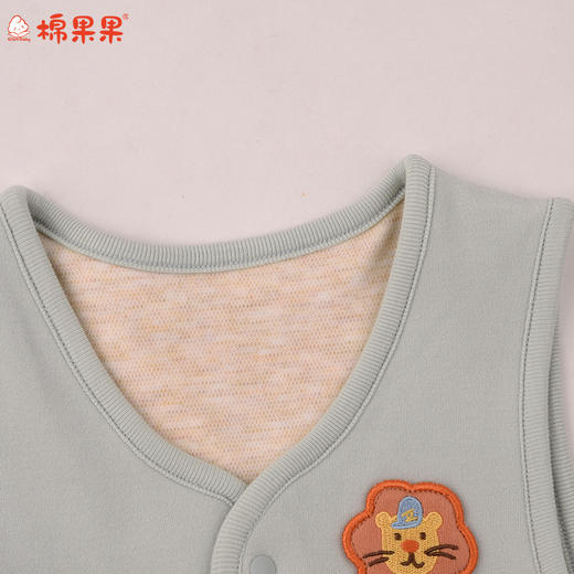 棉果果冬季新品暖姜棉柔软保暖140-160码中大童大码背心暖姜马甲M411171425690 商品图1
