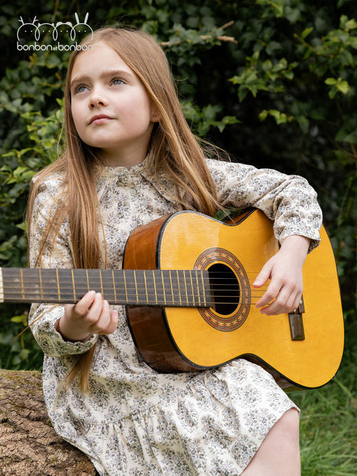 浪漫碎花鱼尾连衣裙 商品图2