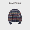 ROMI STUDIO“日暖风恬”羊毛尼龙混纺绒感费尔岛毛衣 RWCWST5411 商品缩略图2