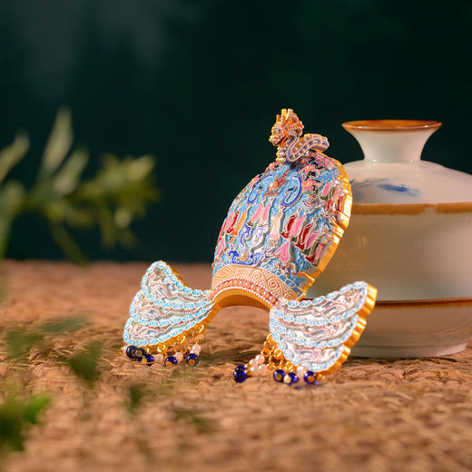 宋代皇后龙凤花钗冠金属冰箱贴，浙江人民出版社x中国丝绸博物馆联名出品。【预售10月底发货】 商品图1