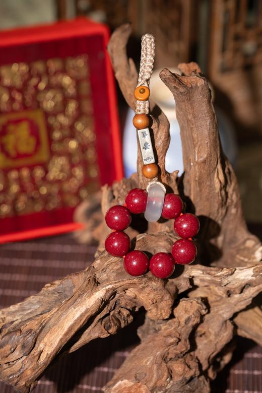 【朱砂 挂饰】包包配饰、钥匙配饰~高含量朱砂，求好运，“戴”好运，得好运！湖南湘西朱砂原石 商品图12