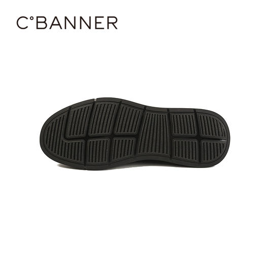 千百度秋季简约有型 穿脱便捷商务休闲男鞋A25409122 商品图3