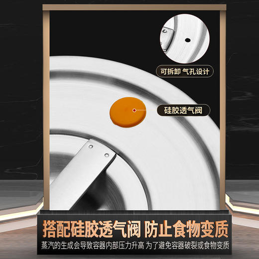 【跨境出口德国不锈钢蒸碗】316L不锈钢蒸蛋碗加厚可排气带盖蒸碗多用途蒸饭菜碗快速导热炖盅 商品图1
