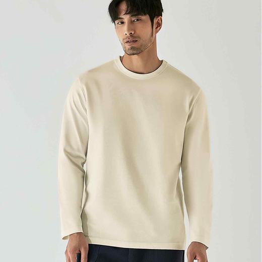 【99元3件】YANECINE 精梳匹马棉情侣长袖T恤 商品图6