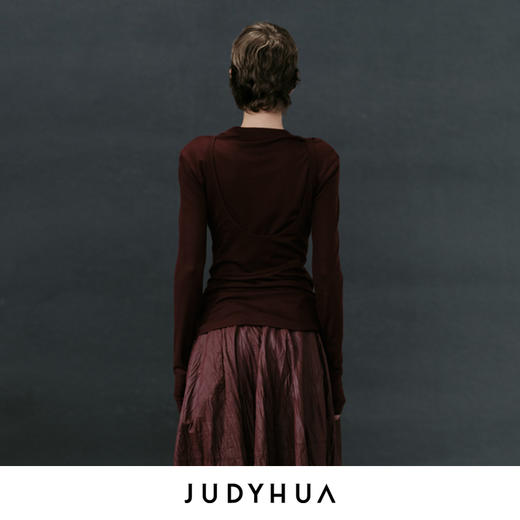 JUDYHUA 绿洲系列羊毛长袖上衣 商品图3