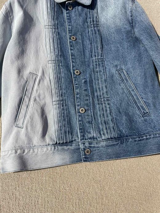 918-3 lew男女同款喷白牛仔夹克 商品图11