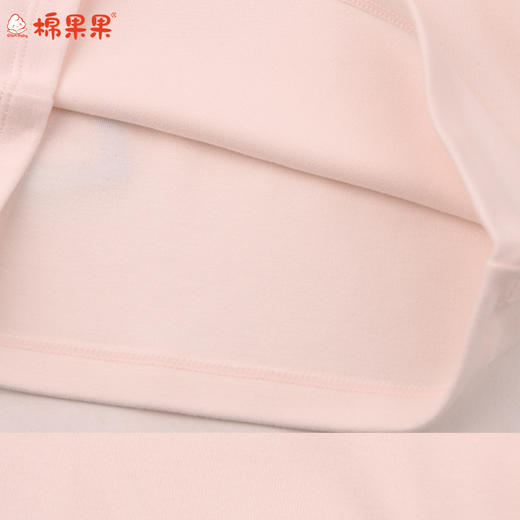 棉果果冬季新品暖姜棉柔软保暖140-160码大码中大童暖姜半高领打底衫M401140425668 商品图3