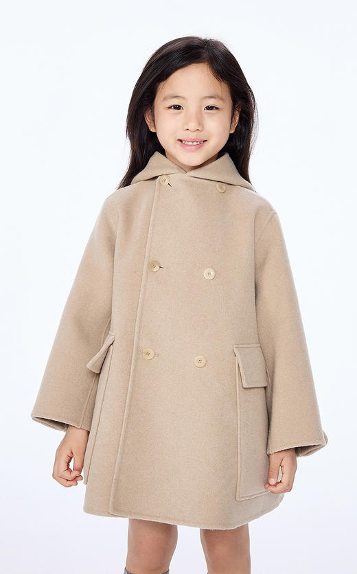 Jnby  25年冬款   长款呢大衣    1P0813410 商品图6