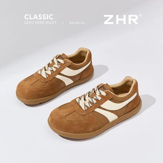 ZHR复古德训鞋2025春秋新款女鞋平底舒适美拉德风休闲运动鞋 商品图8