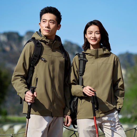 春秋季新款爆款户外山系时尚外套 防静电 防风 防水 防污 情侣款休闲薄外套 9099 商品图0