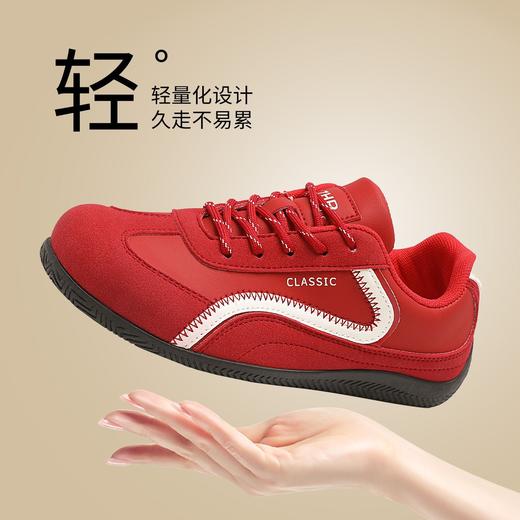 ZHR则则潮流火焰红色阿甘鞋2025秋季新款百搭舒适超软运动休闲鞋 商品图3