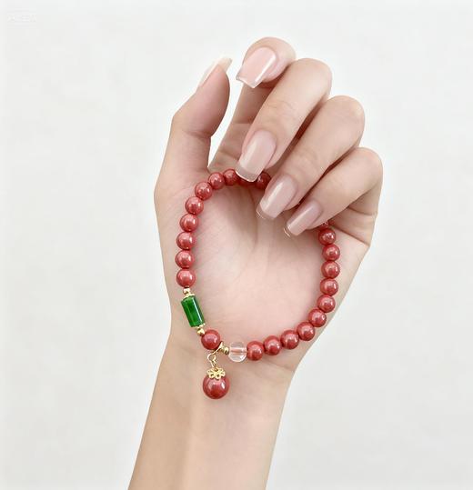 九华山文创·朱砂设计款手串吊坠系列，一抹中国吉祥红，愿美好如期而至，守护所爱之人（7-15天发货）【G】 商品图1