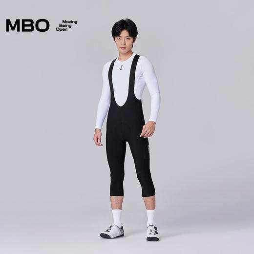MBO LightWarm™男子秋冬储物抓绒背带骑行七分裤 双箭头 T167C  (经销商专拍链接，非经销商拍单不发货) 商品图4