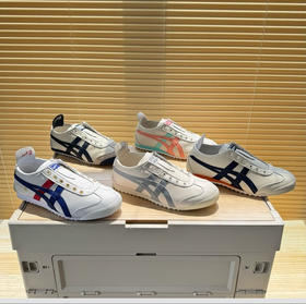 tiger皮面一脚蹬运动鞋815