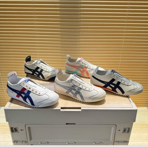 tiger皮面一脚蹬运动鞋815 商品图0