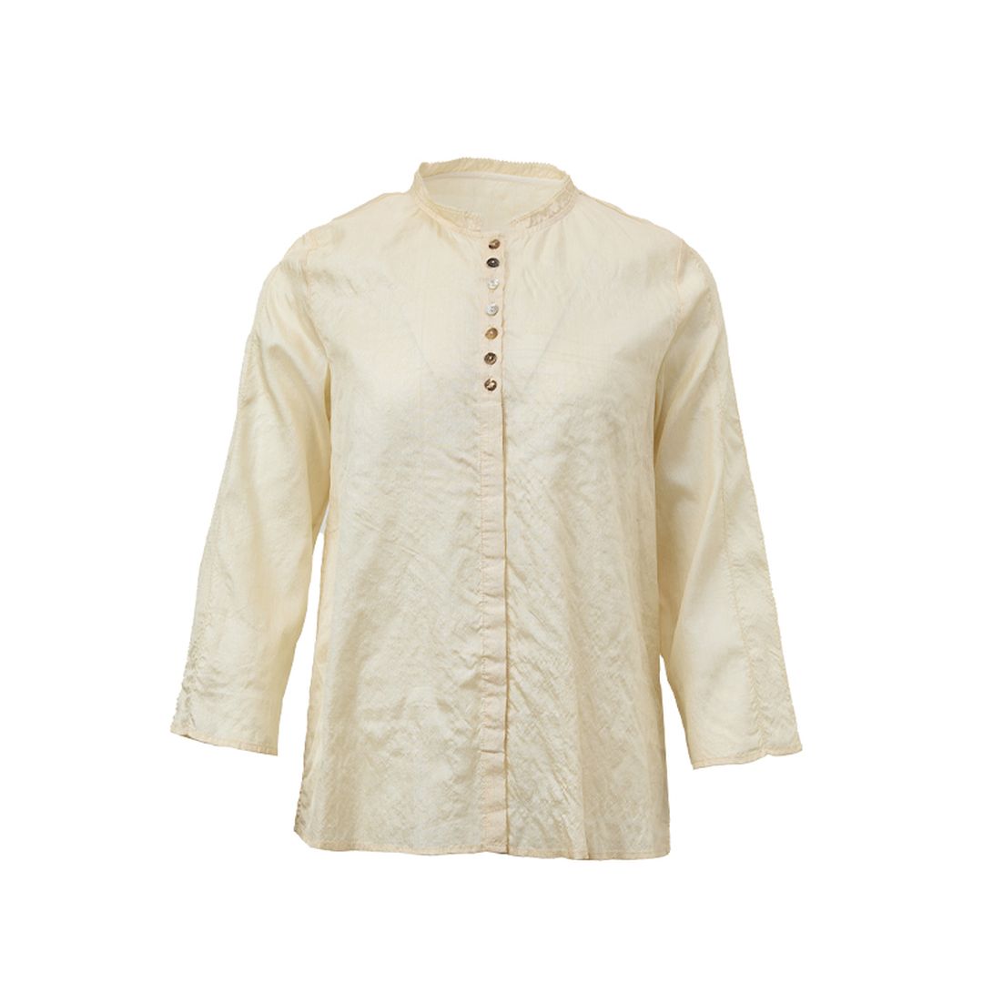 Famecoco范可儿设计感开身衬衣 商品缩略图0