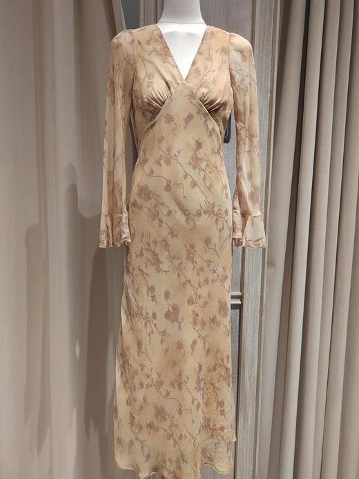 【门店同款】ENJOY秋季“光阴序语”气质玫瑰修身长裙 164843194 商品图1