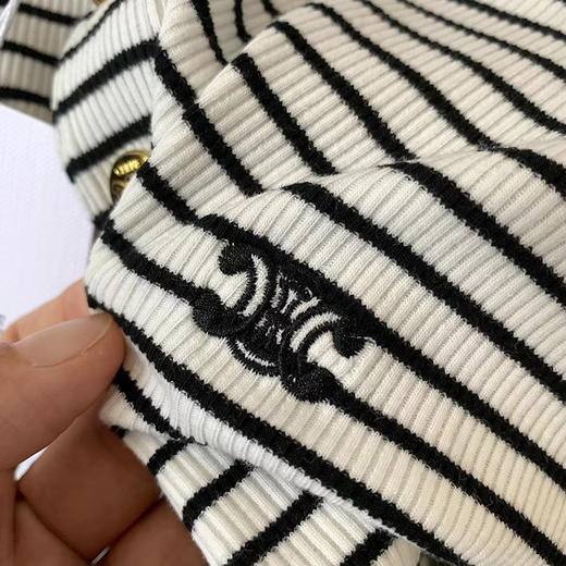 高品质款！ 凯x门金口条纹长袖T恤！ 商品图12