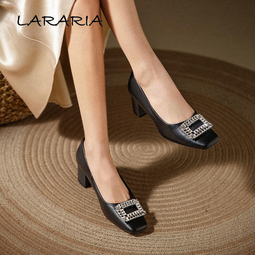 LARARIA小羊皮单鞋|羊皮鞋面上脚轻又软，透气舒适久穿不累，三款可选 商品图7