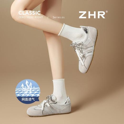 ZHR则则网面透气德训鞋女超软底夏季百搭运动鞋女复古阿甘鞋女款 商品图6